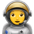 👩‍🚀 woman astronaut display on Apple